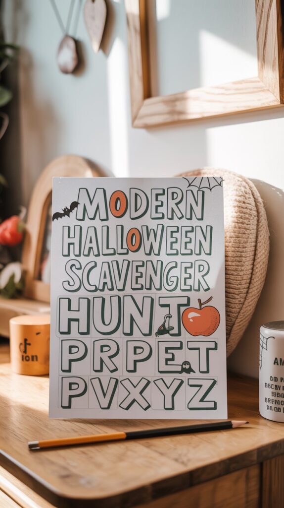 Alphabet Halloween Hunt