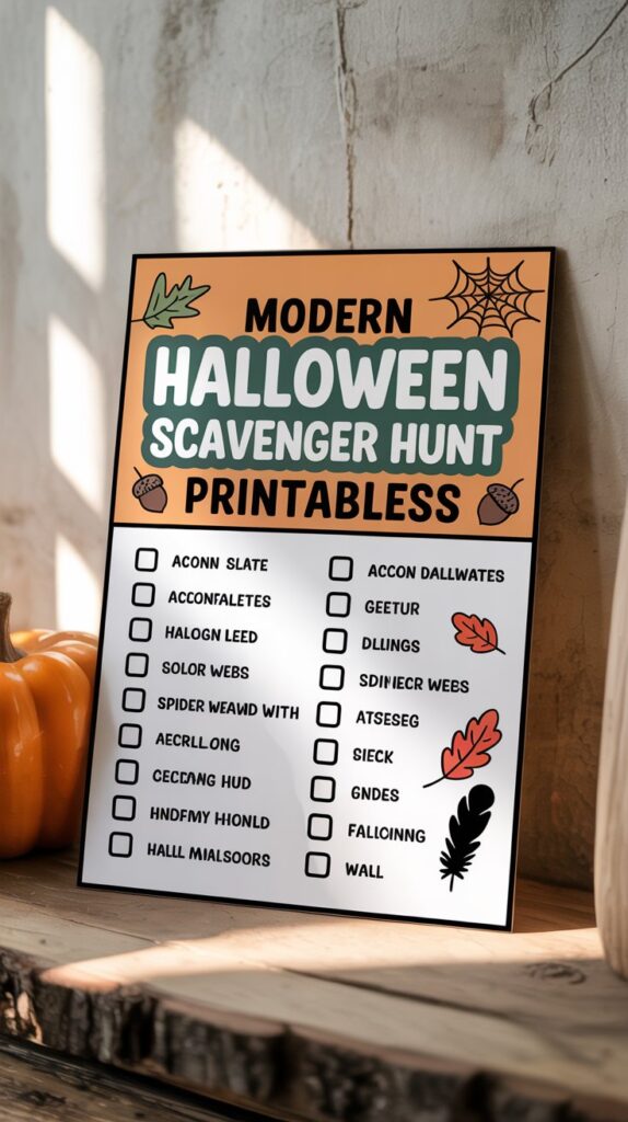 Nature + Halloween Hunt