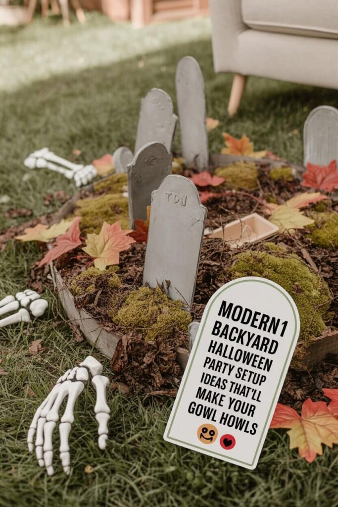 DIY Graveyard Setup