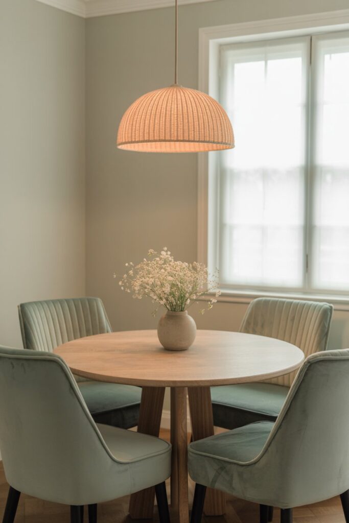 1. Choose a Round Dining Table