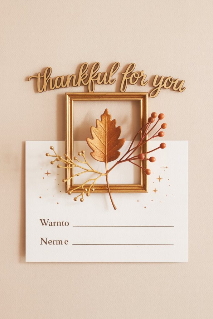 10. Mini Frame Place Cards 🖼️