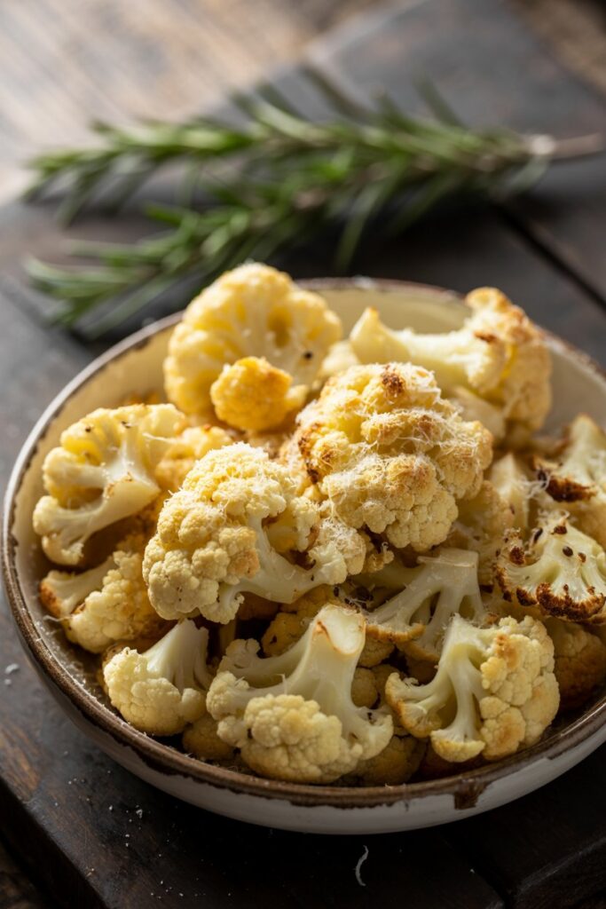 10. Roasted Garlic Parmesan Cauliflower