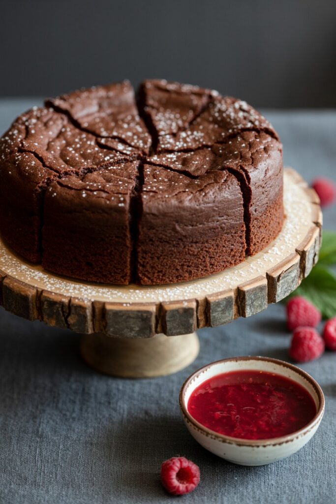 2. Flourless Chocolate Cake