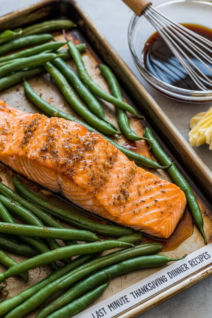2. Sheet Pan Maple-Glazed Salmon