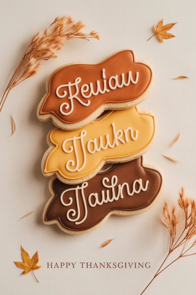 3. Edible Cookie Place Cards 🍪