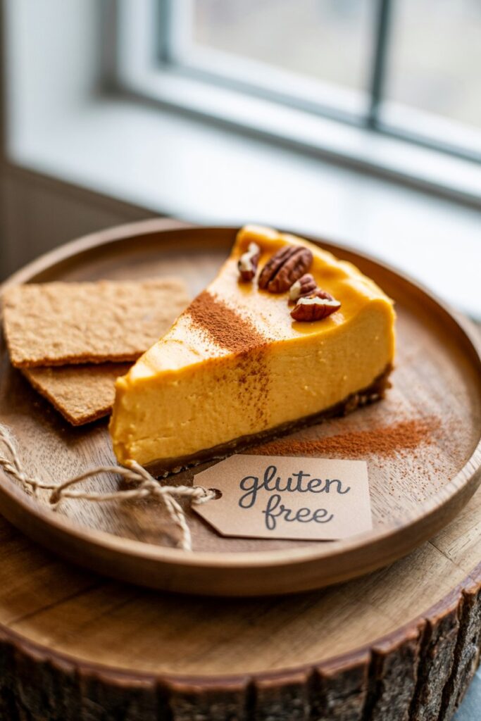 5. Gluten Free Pumpkin Cheesecake