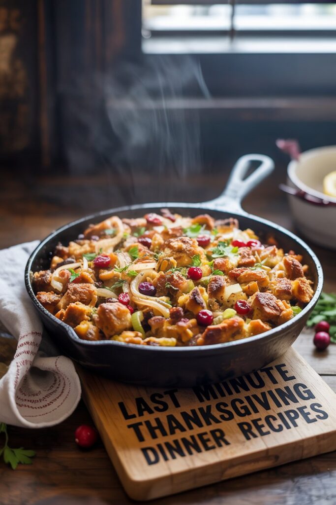 5. Stovetop Stuffing Hack