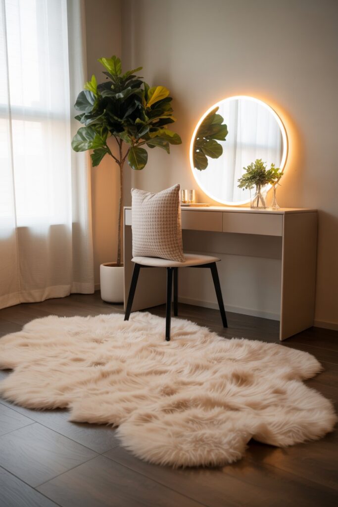 6. Bring in a Statement Rug