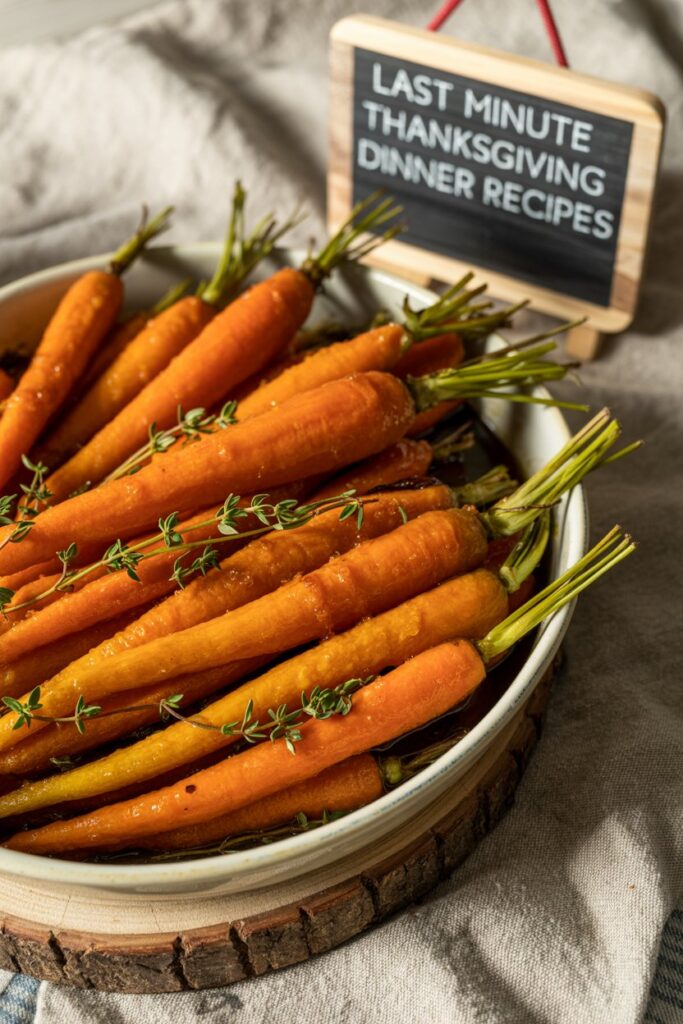6. Honey Roasted Carrots with Thyme
