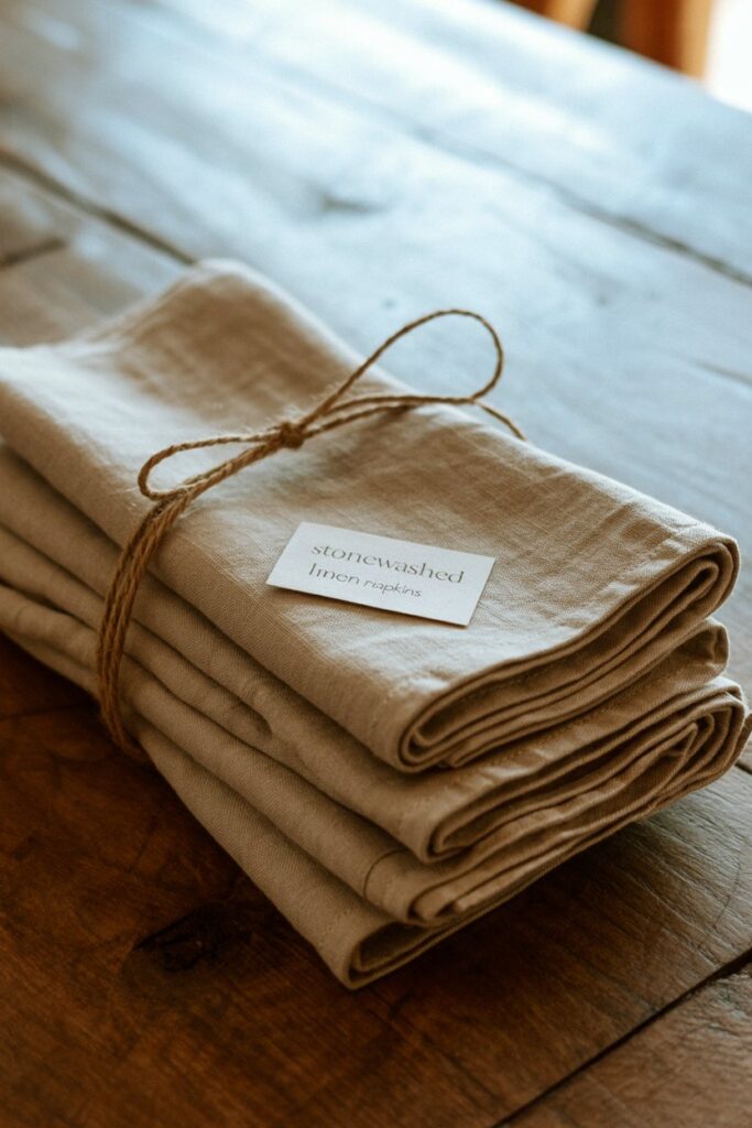 6. Play with Textured Napkins