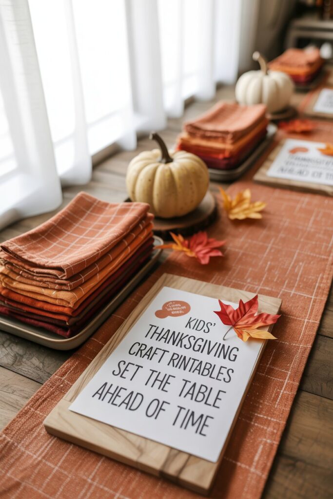 6. Set the Table Ahead of Time