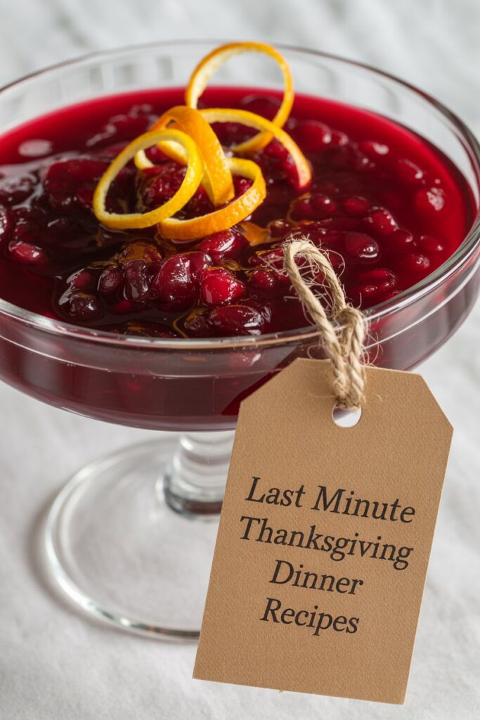 7. Cranberry Sauce Shortcut