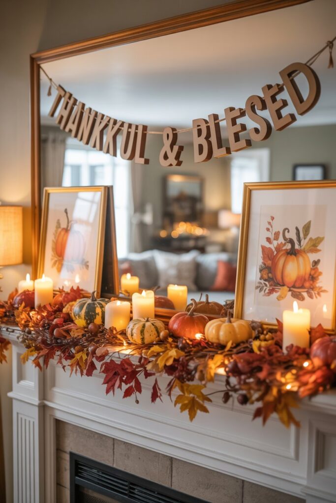 7. Decorate the Mantel