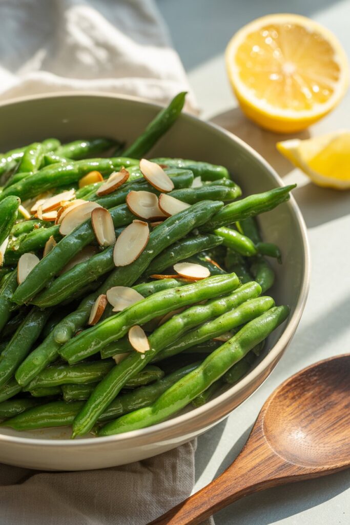 8. 20-Minute Green Bean Almondine