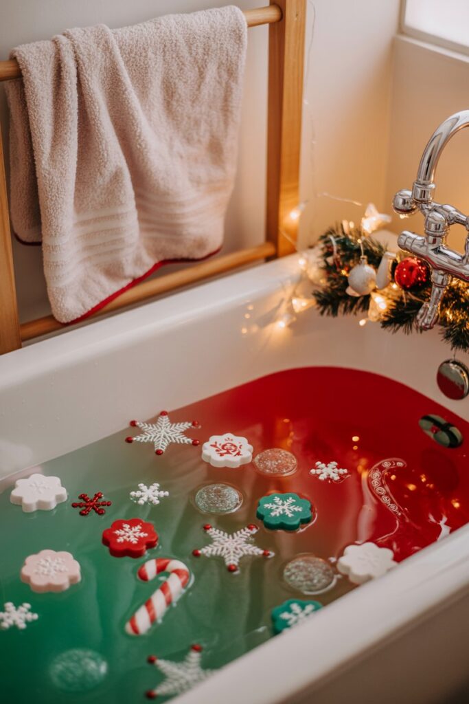 8. Christmas Bath Fun