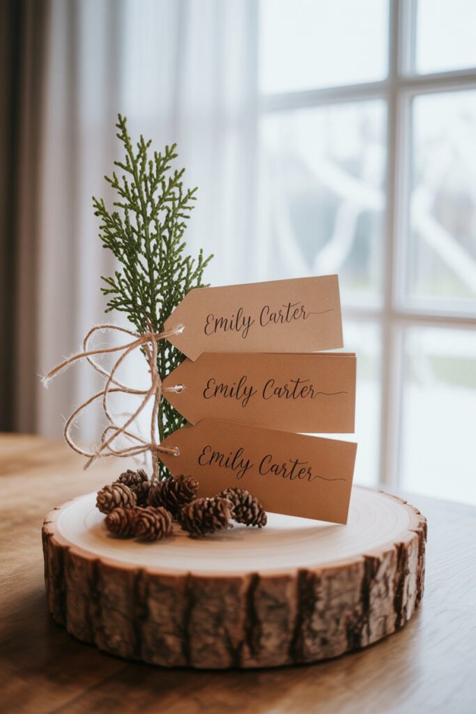 8. Personalize with Place Cards