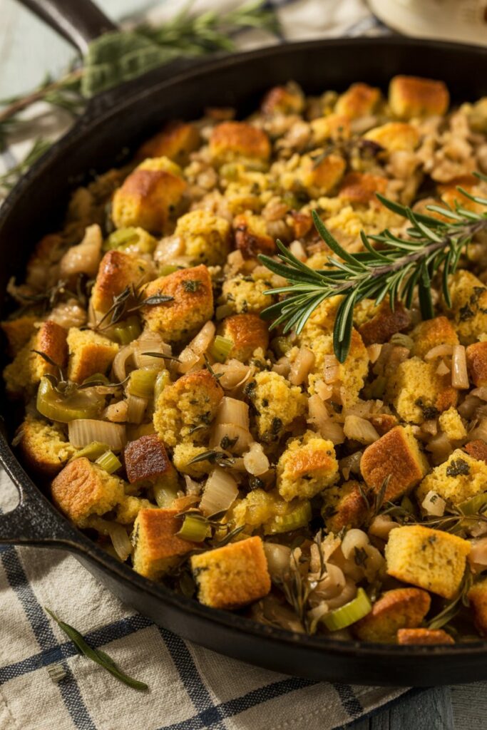 9. Cornbread Stuffing 🌽