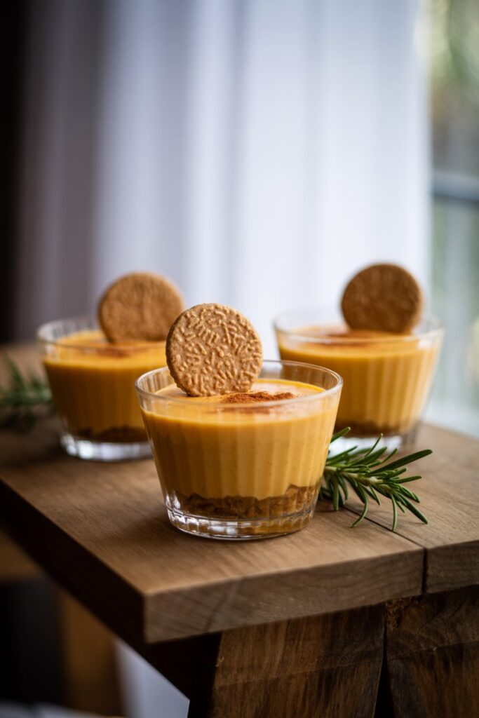 9. No-Bake Pumpkin Mousse Cups