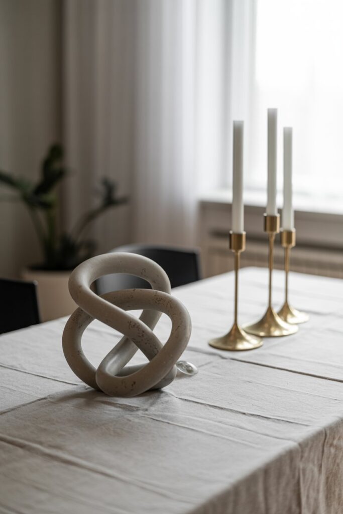 Add Sculptural Décor Pieces