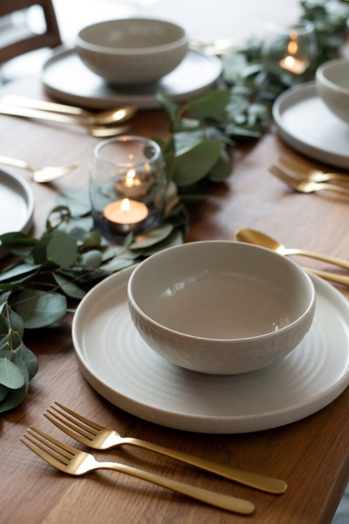 Ceramic and Stone Table Decor
