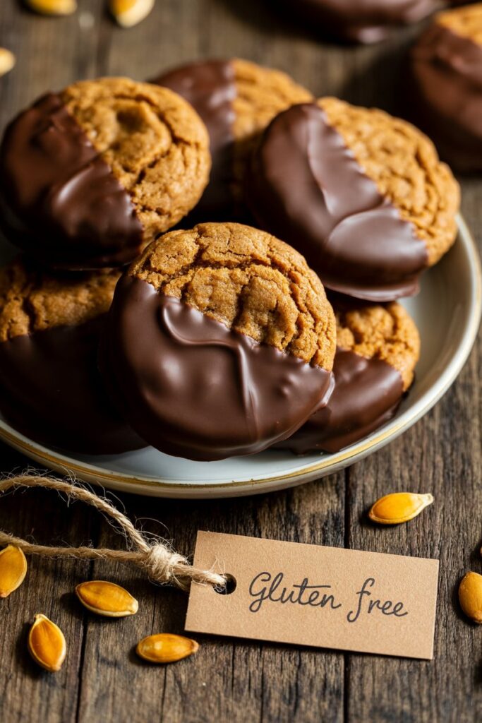 Chocolate-Dipped Pumpkin
