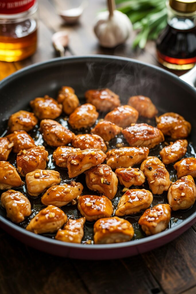 Honey Garlic Chicken Bites