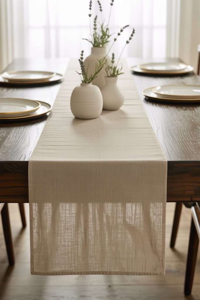 Layer with a Table Runner