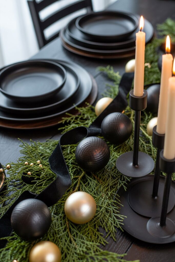 Matte Black Accents Chic