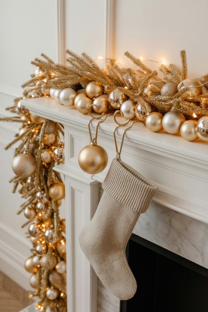Matte Gold and Champagne