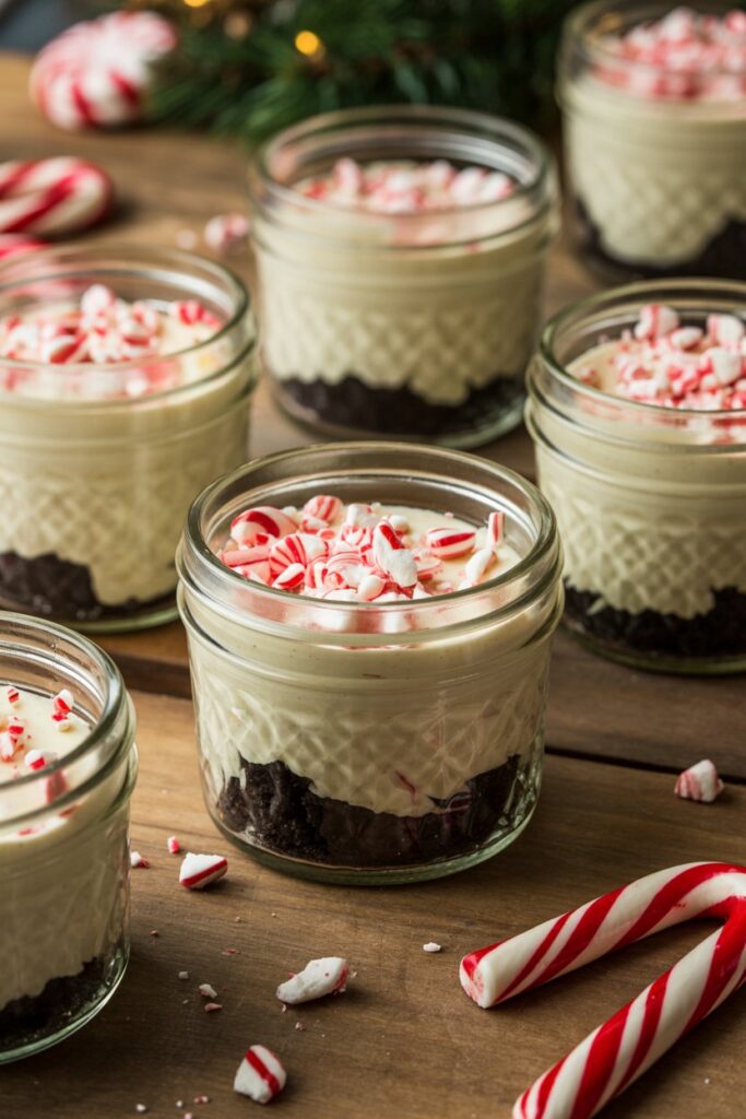 No-Bake Peppermint Cheesecake Cups