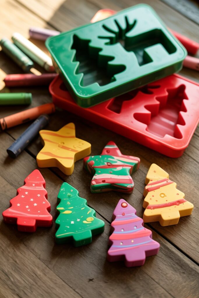 Recycled Christmas Crayons 🖍️