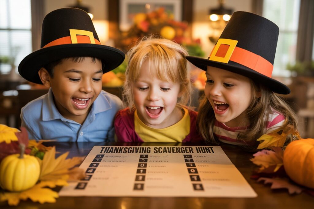 Thanksgiving Scavenger Hunt Game for Kids - Home Soothed