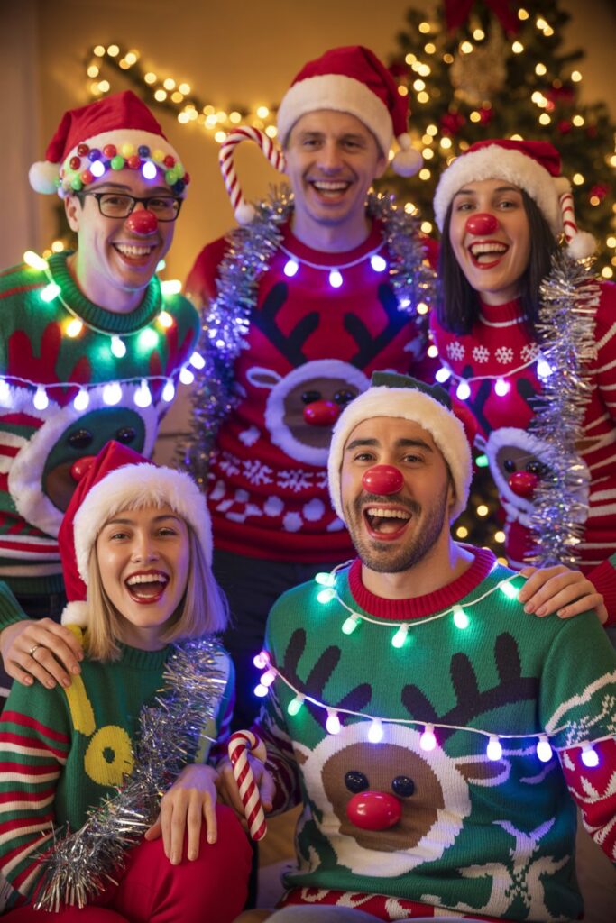 Ugly Sweater Party Portraits