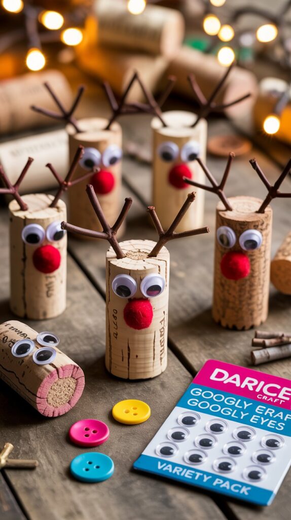 Wine Cork Reindeer