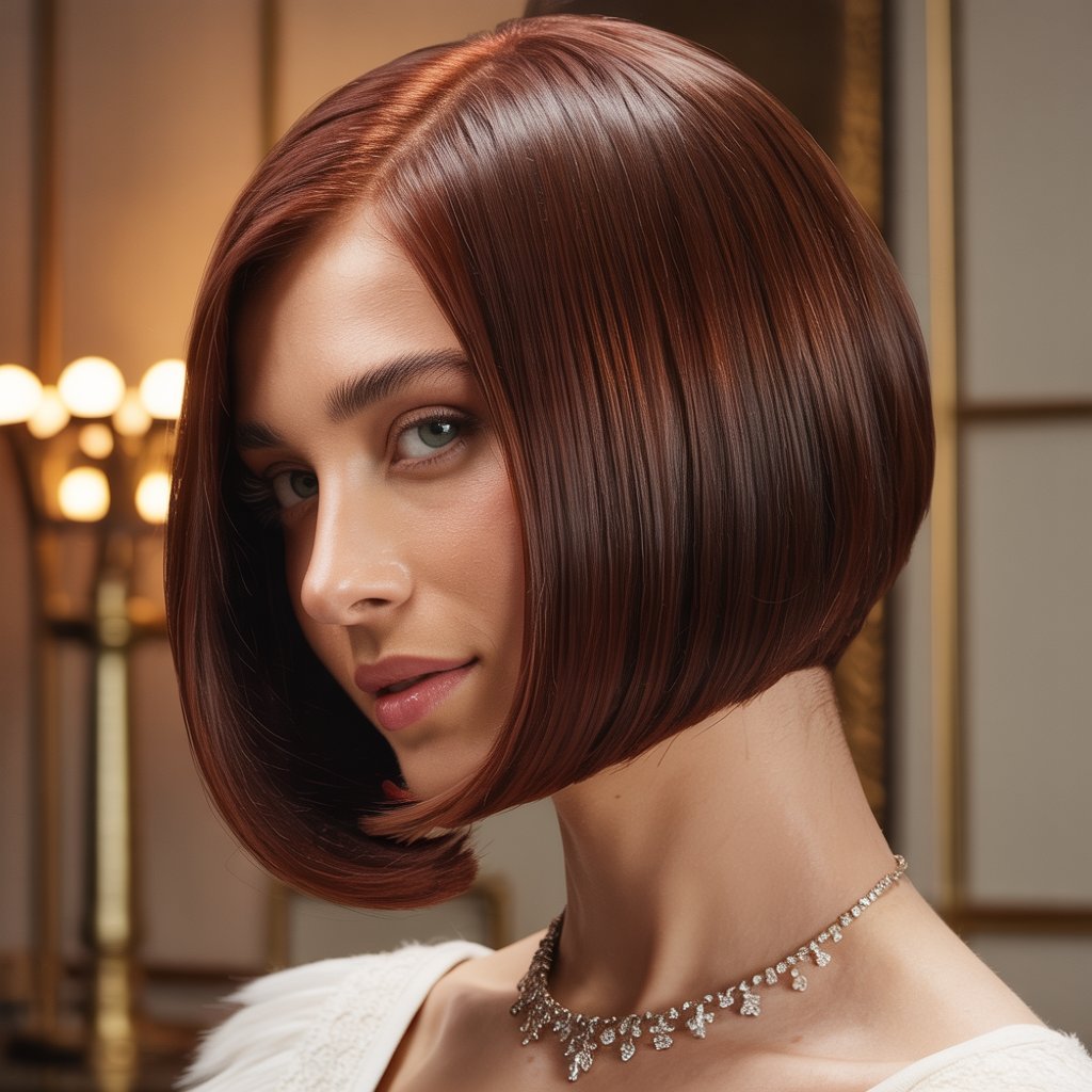 1. The Sleek & Shiny Classic Bob