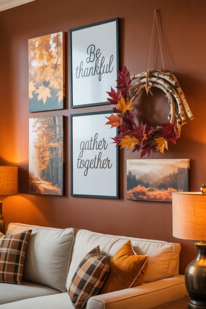 Add Fall-Inspired Wall Art
