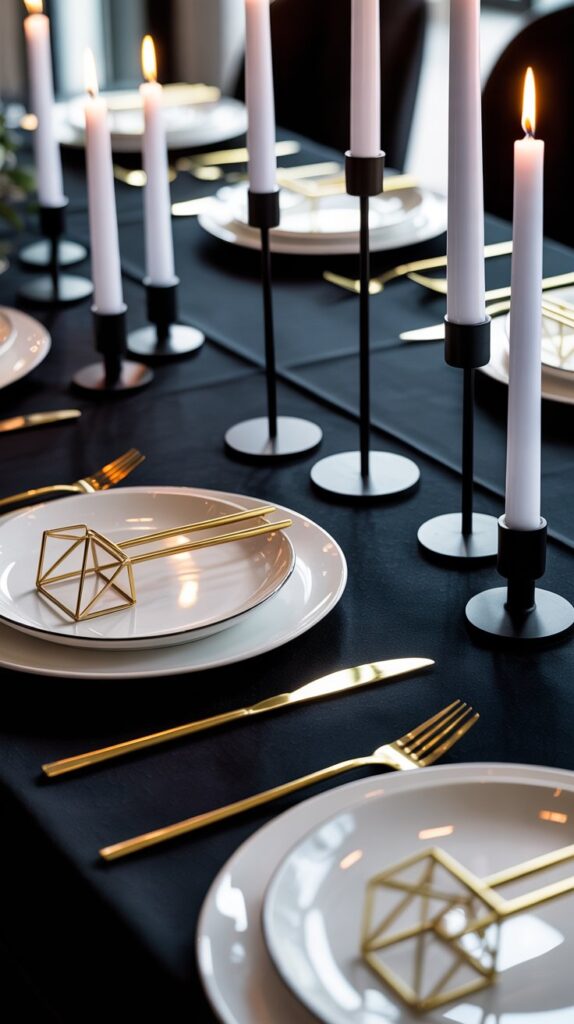 Black, White & Gold