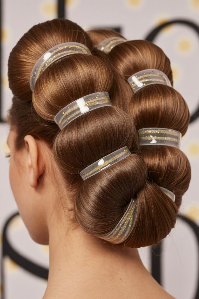 Bubble Braided Updo
