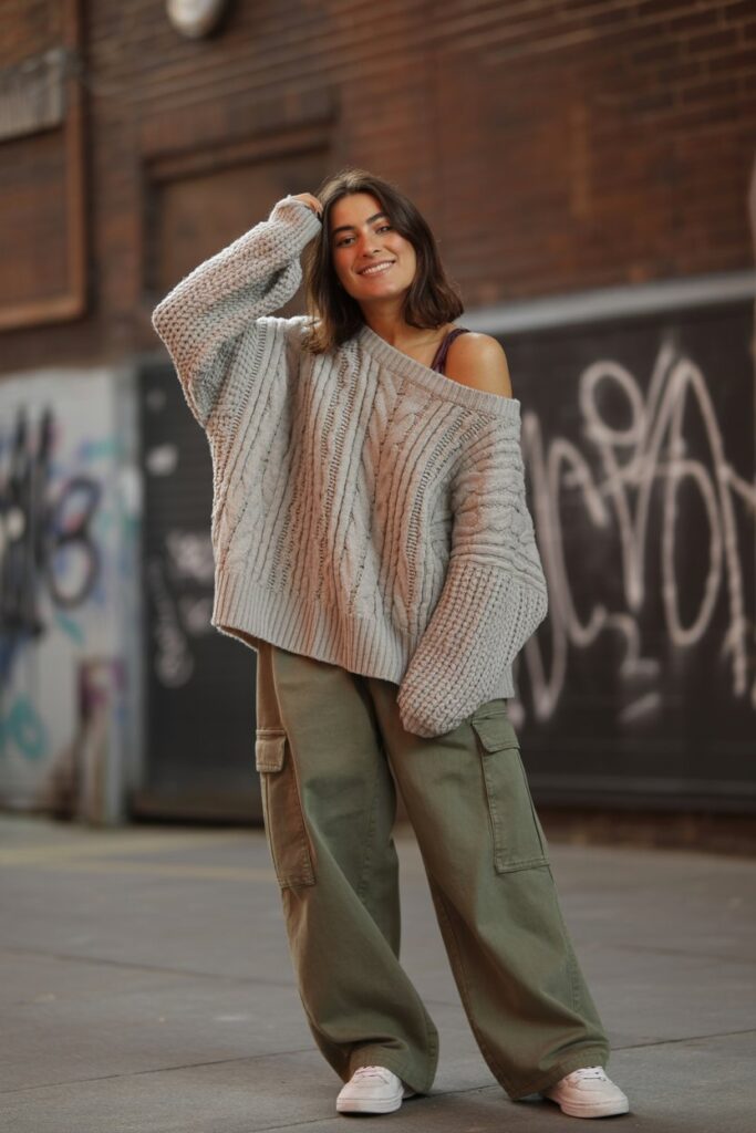 Cozy Knit with Streetwear Edge