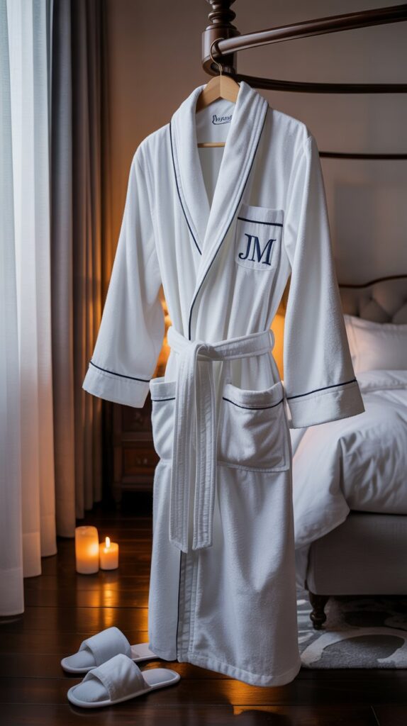 Monogrammed Bathrobe