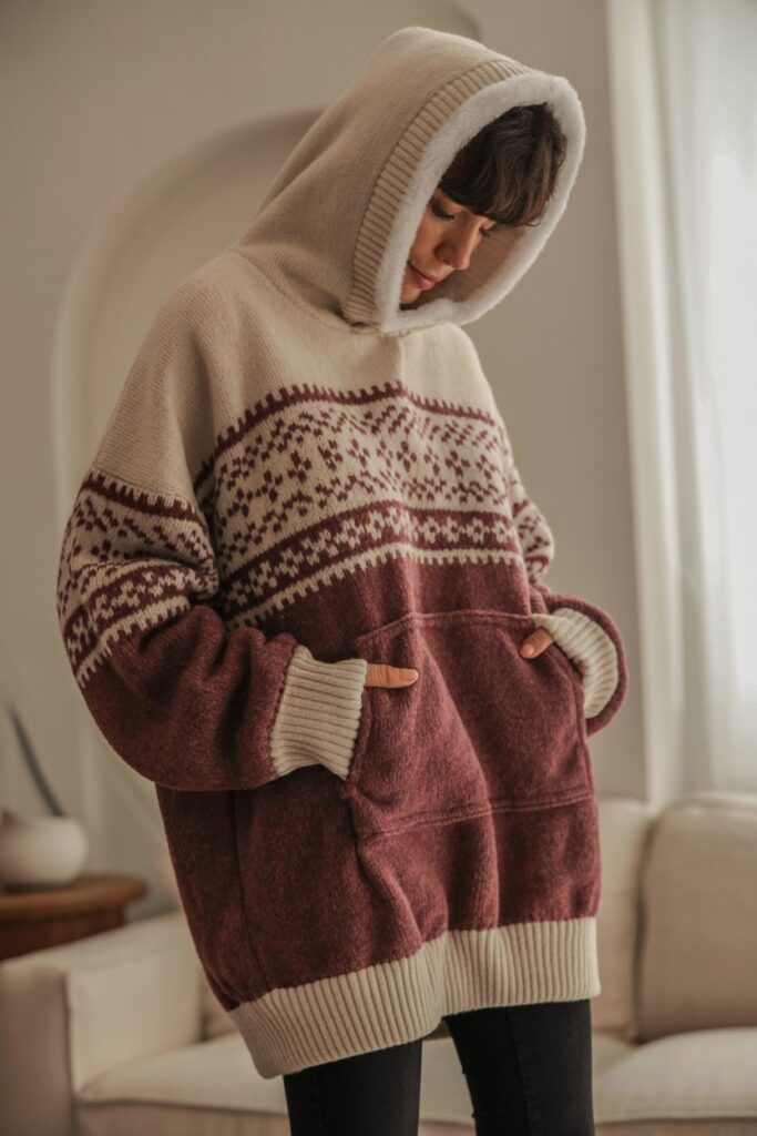 Oversized Hoodie Jumper Hybrid