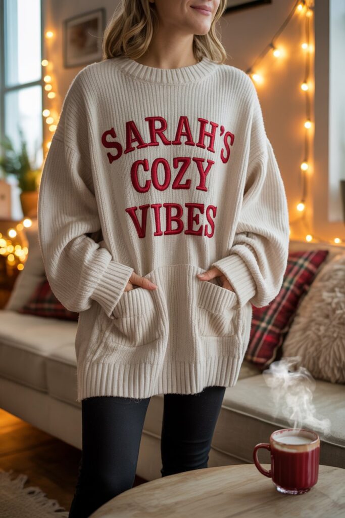 Personalized Oversized Jumper