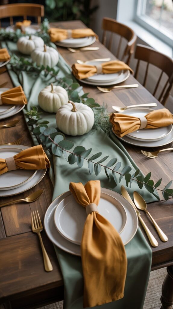 Sage Green & Mustard Yellow