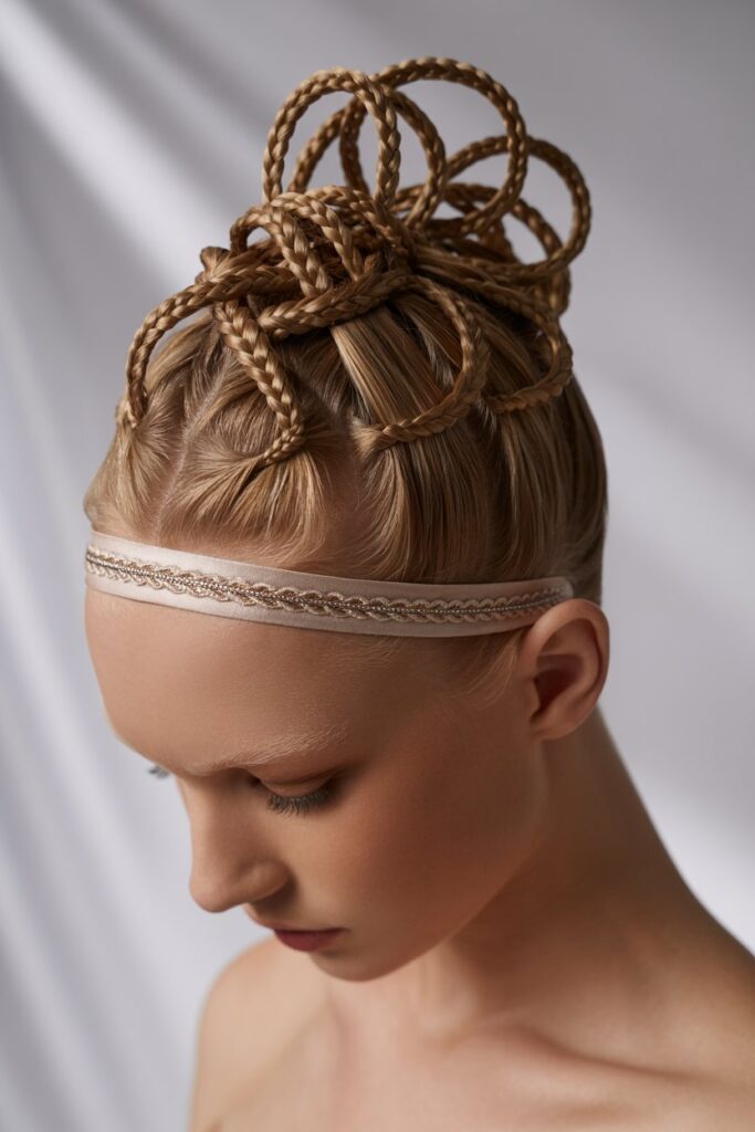 Sculptural Knot Bun