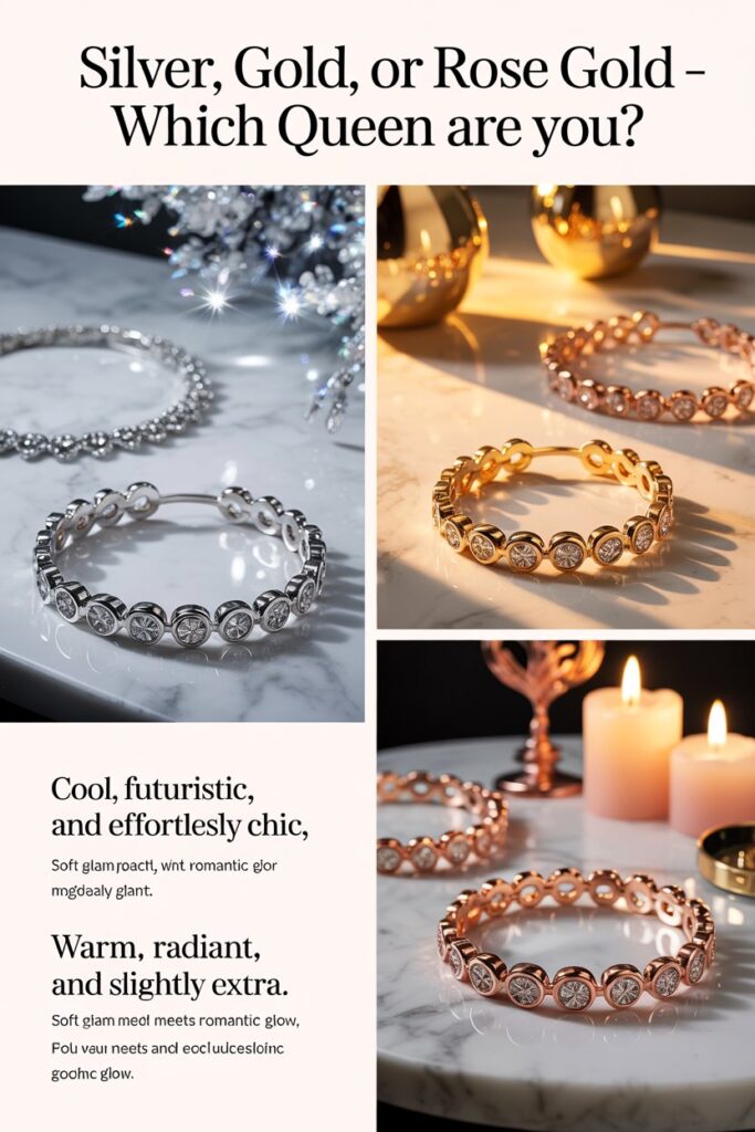 Silver, Gold, or Rose Gold