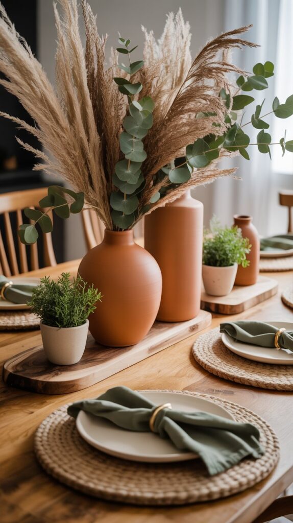 Terracotta & Olive Green