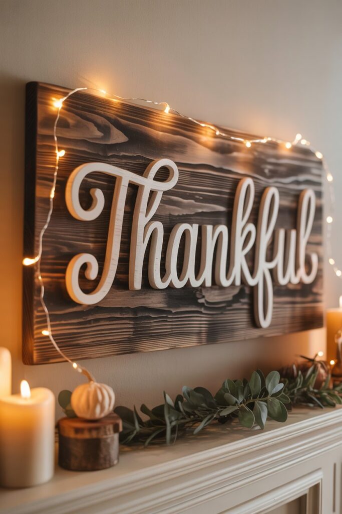 Thankful” Wall SignThankful” Wall Sign