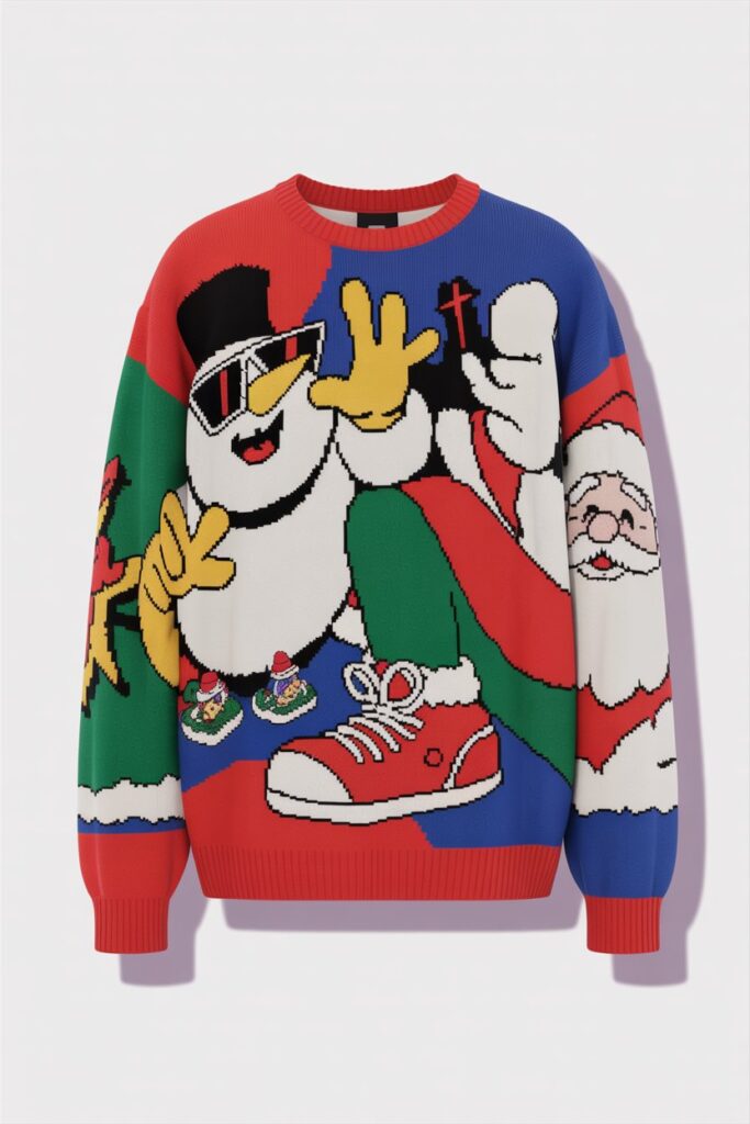 The Cartoon-Inspired Jumper