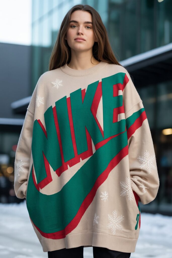 The Oversized Logo Jumper