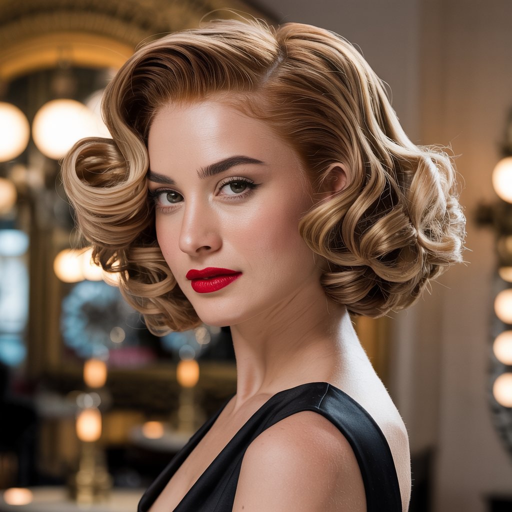 The Soft Curl Vintage Bob